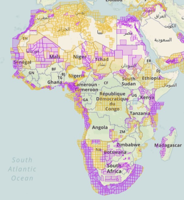 Africa oil blocks