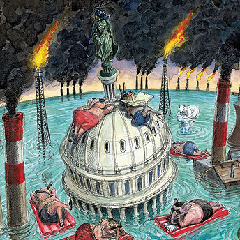 Illustration by Victor Juhasz, courtesy of Rolling Stone Magazine