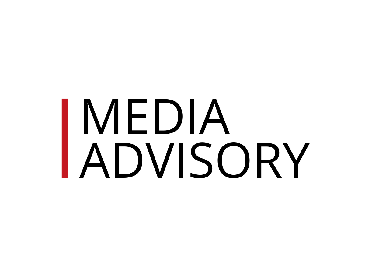 Media advisory